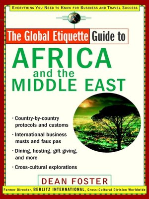 cover image of The Global Etiquette Guide to Africa and the Middle East